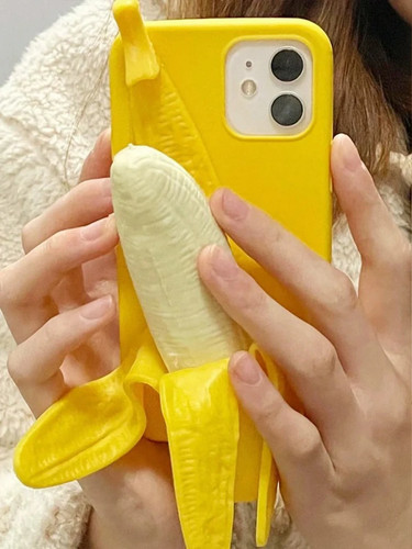 Custodia telefono banana - telefono, 3d